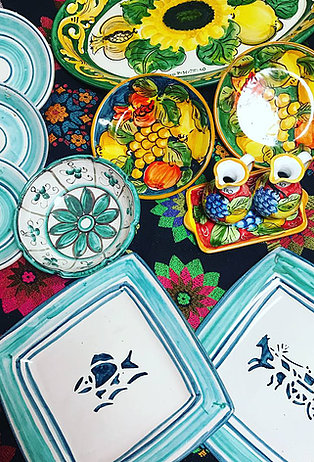 Selection of Sicilian Ceramic Styles Objects