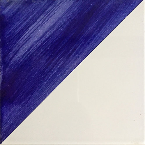 Sicilian Hand-Painted Blue & White Tile 20x20