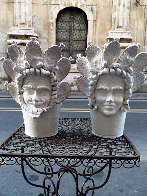Set of Moro Heads: The King and the Queen